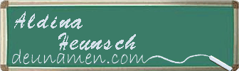 Aldina Heunsch Visitenkarte